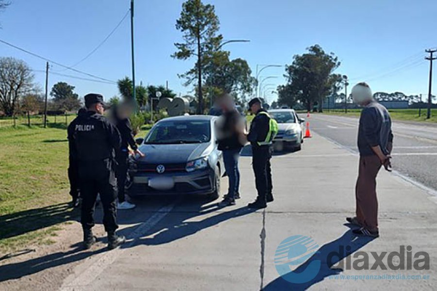 El operativo realizado ayer en San Carlos Centro