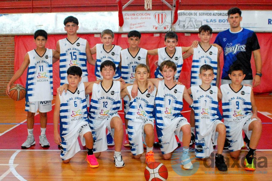 El equipo U13 de Alma Juniors