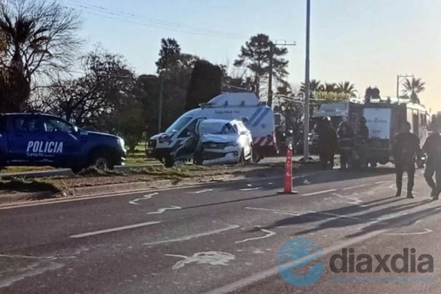 Así quedó la camioneta involucrada Así quedó la camioneta involucrada