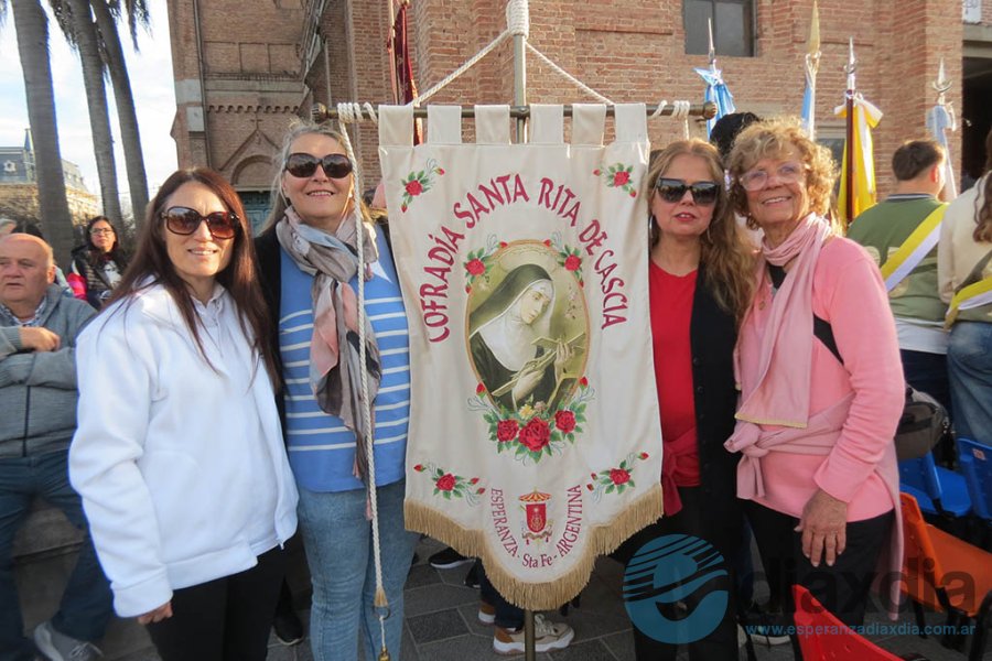 La Cofradía de Santa Rita dijo presente