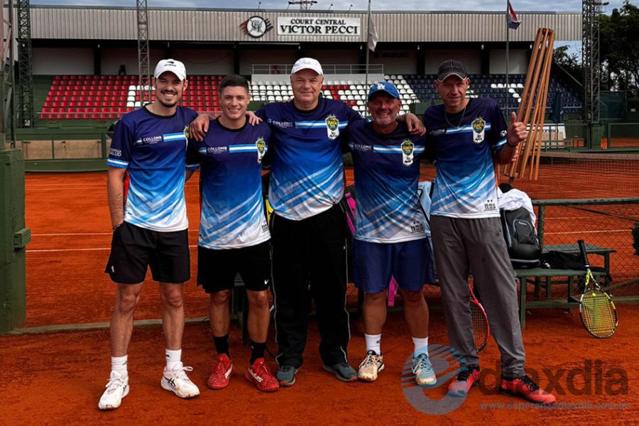 Los cinco Collomb en Paraguay