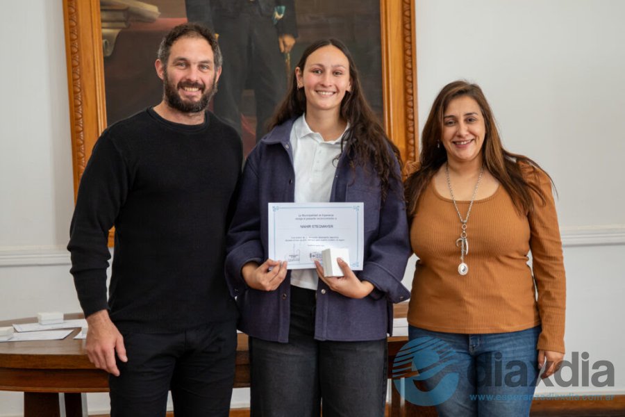 Nahir Stegmayer  integrantes de la Selección Argentina de Waterpolo que participó de su segundo mundial -