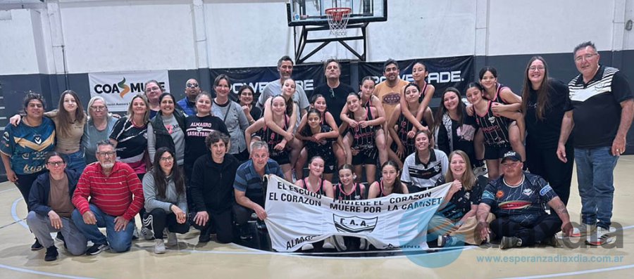 La familia de Almagro en Rafaela - Foto Prensa Almagro