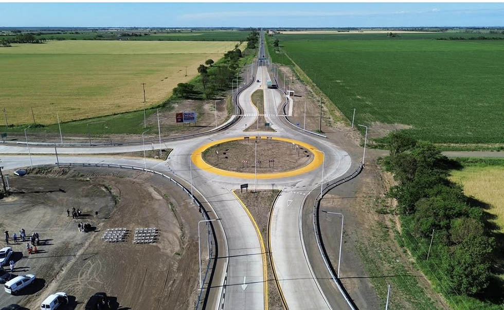 Fue habilitada la nueva rotonda en el cruce de las rutas 4 y 82 S ...