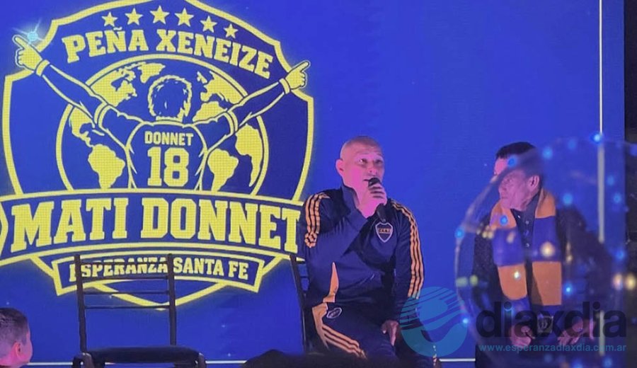 Clemente Rodr&iacute;guez en la peña en Esperanza - Foto RRSS